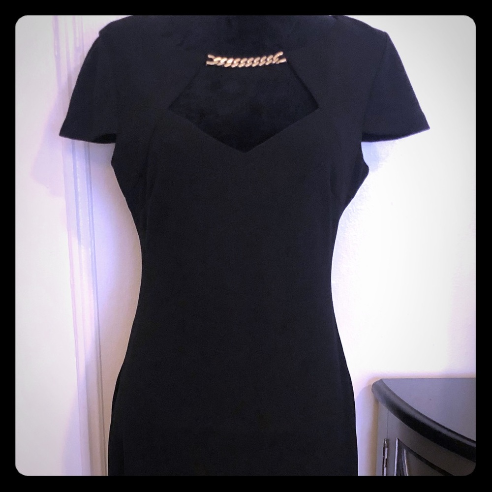 NWT Jessica Simpson Dress Knee Length Blk Sz 10